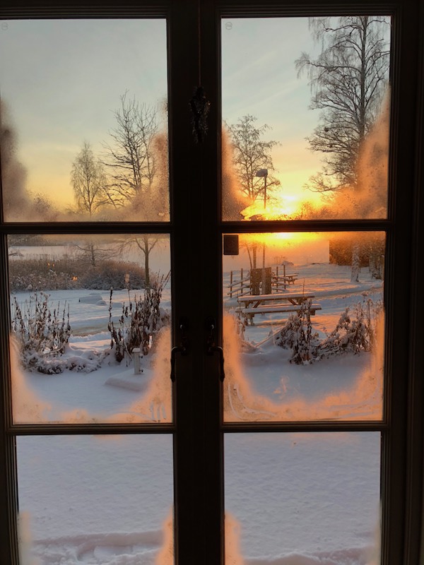Bilder tagna med iPhone X – vinterlandskap i Arvika